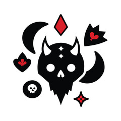 Creative Tattoo Stickers Collection for Digital Download