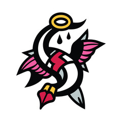 Creative Tattoo Stickers Collection for Digital Download