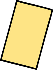 blank yellow book