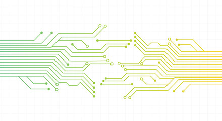 Abstract futuristic circuit board technology background.