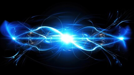 Obraz premium Futuristic Sci-Fi Presentation Background: High-Resolution Hyper-Realism
