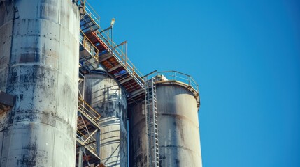 Cement Plant: A production facility where limestone and clay are heated in a kiln and ground to make cement, which is essential for building and infrastructure.
