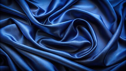 Fototapeta premium Dark blue fabric background perfect for elegant and professional designs, texture, cloth, textile, navy, material, luxurious