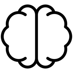 Mind Vector, Icon Or Logo Sign Isolated Symbol Illustration Icon