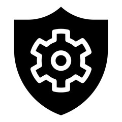 Setting Vector, Icon Or Logo Sign Isolated Symbol Illustration glyph Icon