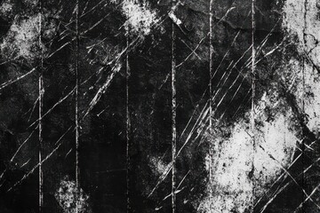 Black and White Abstract Texture with Scratches and Specks