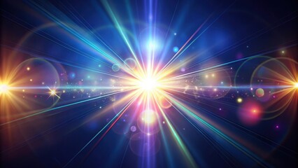 Shiny lights from optical lens creating beautiful lens flares, shiny, lights, optical, lens, flare, glare, bright