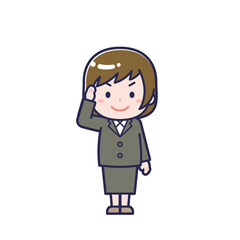 スーツ／女性 02