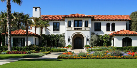 Obraz premium Modern and Luxurious Large Home in Coastal Florida