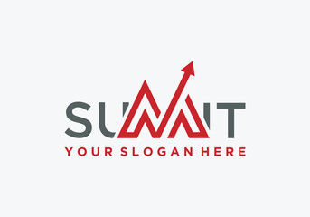 summit logo template, summit design, growth design	