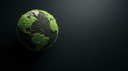Fototapeta premium Green Planet Earth Sustainable Future Global Ecology Concept