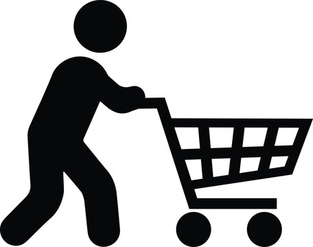 recommend clip art: shopping cart icon illustration