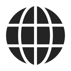 World Icon Stock Vector Illustration Flat Design On a Transparent Background.