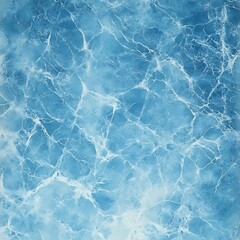Obraz premium Pure blue turquoise water texture of the ocean sea with foam 