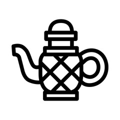 teapot outline style