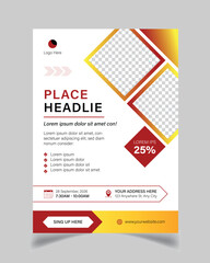 Professional Business flyer design template 