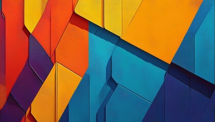 Fototapeta premium Colorful abstract urban wall texture with contemporary vibrant pattern design 