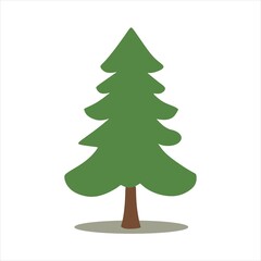 Fototapeta premium Illustration of a pine tree typical of beautiful Christmas decorations
