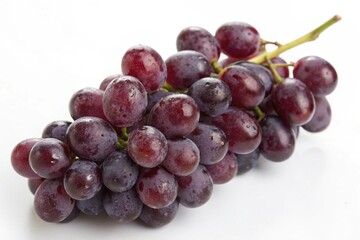 Fototapeta premium Grape close-up, isolated on a white background