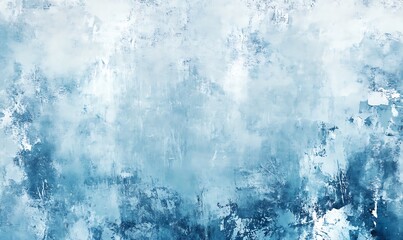 Fototapeta premium A tranquil blue background featuring soft, flowing wisps of clouds that create a peaceful atmosphere, perfect