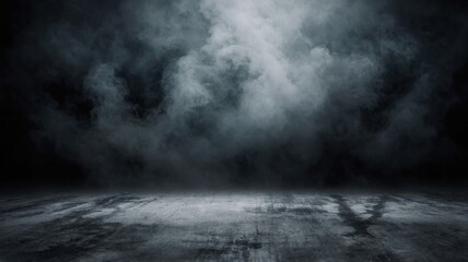 Fototapeta premium abstract image of dark room stage or black