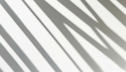 Obraz premium Soft light rays streaming across a smooth white surface, creating a serene and abstract background perfect for design, presentations, or creative projects