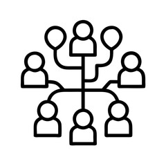 family tree icon, grandparents day line art, grandparents icon - simple black line art icon of family tree, for grandparents day celebrations. grandparents vector art.