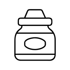mustard jar icon, oktoberfest line art, oktoberfest icon simple black line art icon of mustard jar, for oktoberfest celebrations oktoberfest vector art 
