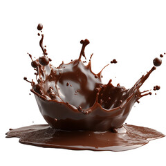 chocolate splash with milk