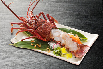 伊勢エビのお造り