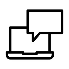 Laptop icon design template
