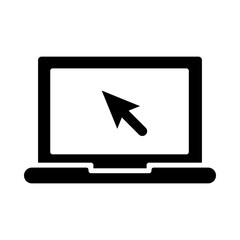 Laptop icon design template