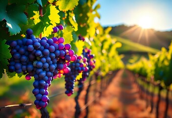 Fototapeta premium wine grapes