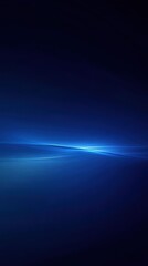 Abstract Blue Light Streaks on a Dark Background