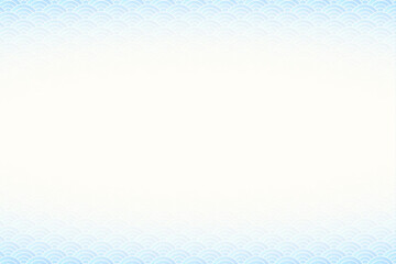 青海波柄背景水色