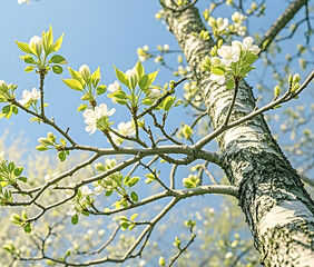 Fototapeta premium branches against sky