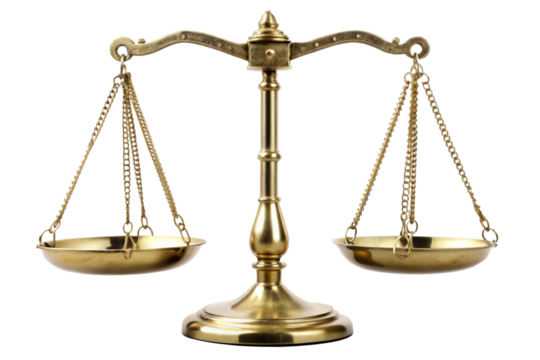 scales isolated on white