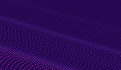 Vector background with abstract colorful wave points.