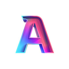 Lowercase English letters a, blocky and bold typography, geometr
