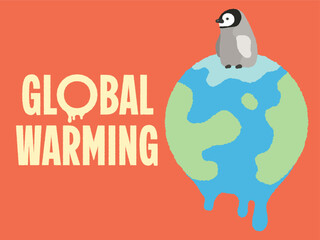 Adobe Iglobal warming climate change warning awareness melting planet globe