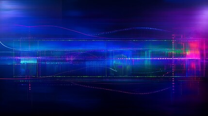 Vibrant Abstract Background With Colorful Light Trails And Dynamic Patterns Creating A Futuristic Atmosphere