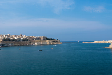 Fototapeta premium Senglea, one of the three cities in Malta, Europe