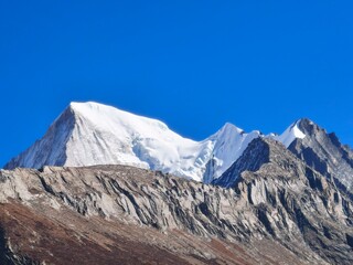 December 2024, Yading national nature reserve, Sichuan, China : Beautiful nature and landscapes...