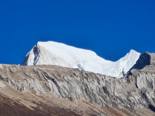 December 2024, Yading national nature reserve, Sichuan, China : Beautiful nature and landscapes...