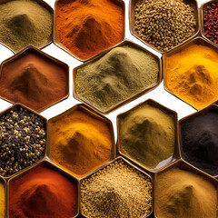 Paprika, turmeric, black pepper, and cumin seeds come together in a dynamic spice blend