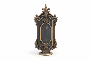 Vintage Ornate Mirror with Decorative Frame in Antique Style for Interior Design and Home Decoration