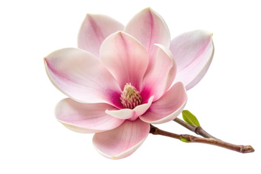 magnolia flower isolated on white