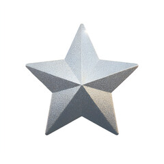 Silver Star Illustration Transparent Image