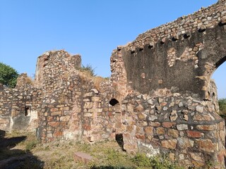Delhi , India - Tughlakabad Fort Delhi , A picture of Tughlakabad Fort in Delhi dec 10 2024