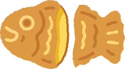 Korean winter snack Bungeoppang fish shaped bun